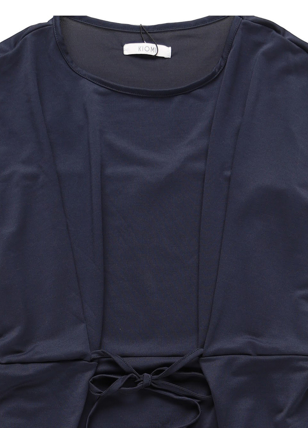 Темно-синее кэжуал платье а-силуэт Kiomi однотонное