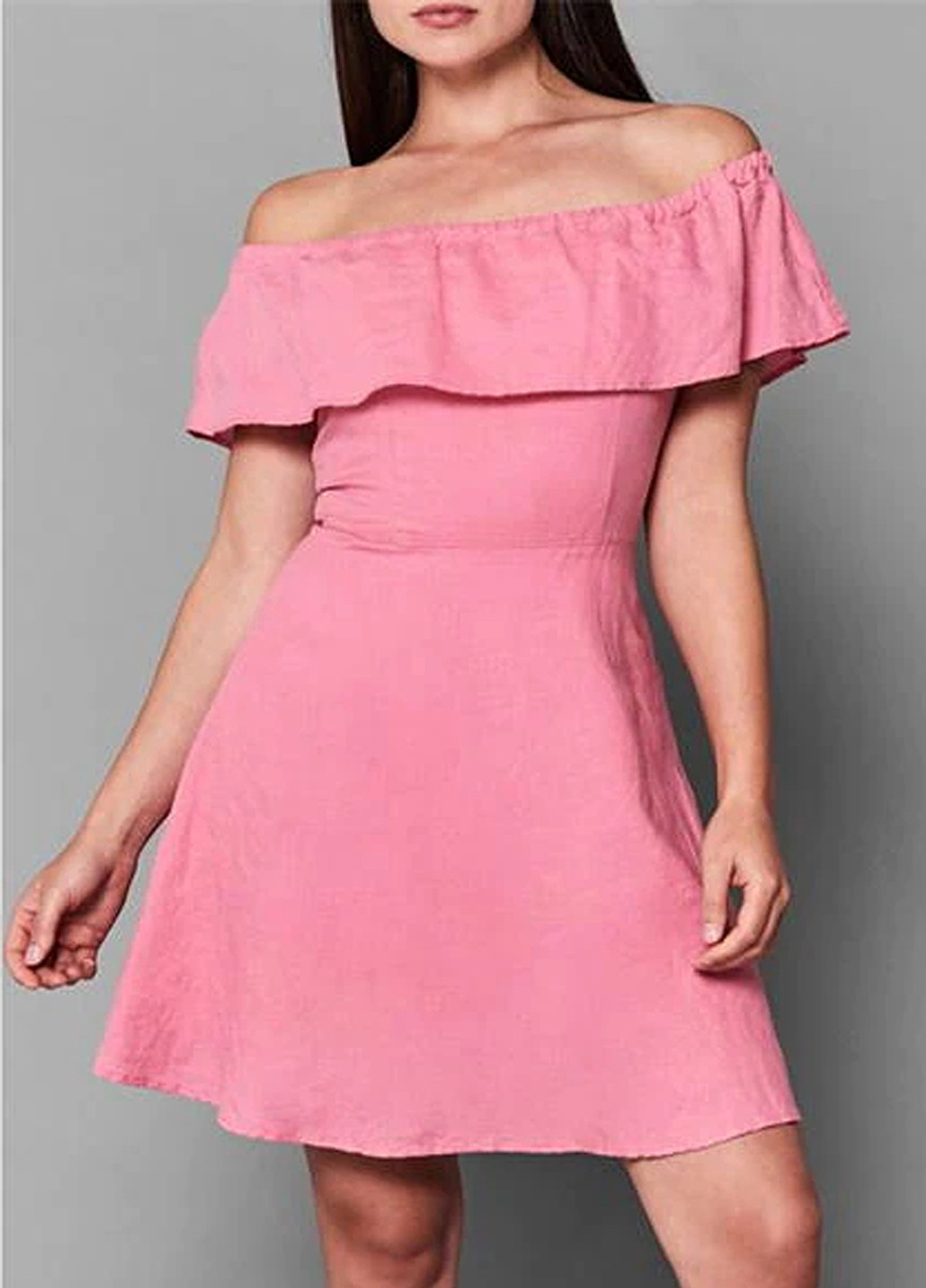 Рожева кежуал сукня кльош Jack Wills однотонна