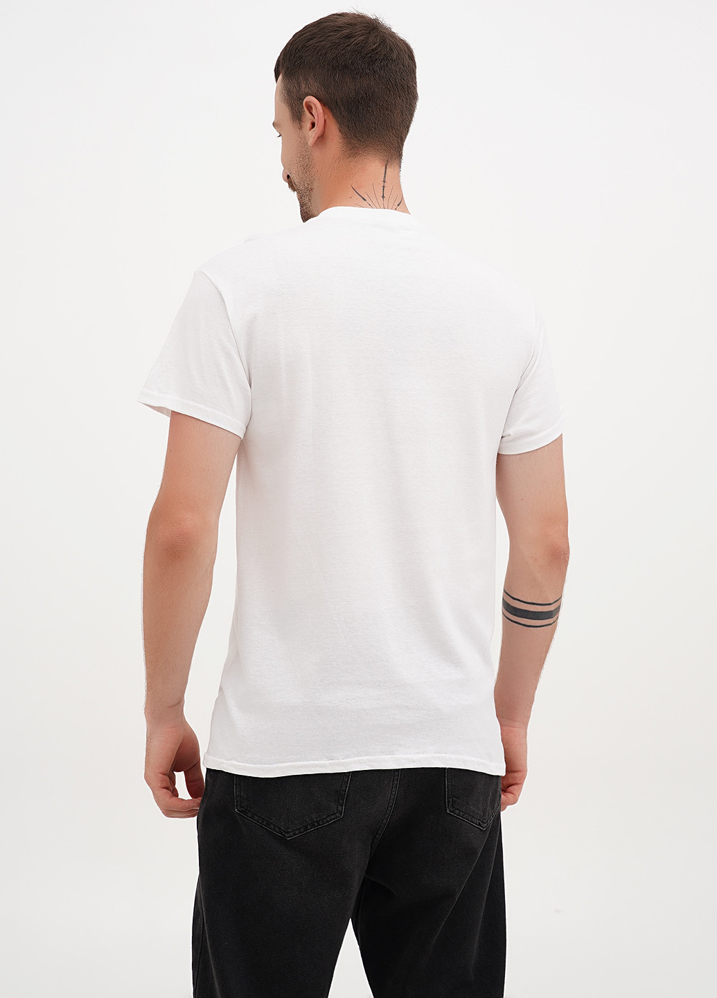 Біла футболка Gildan