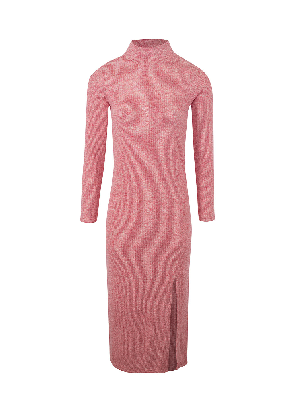 Розовое кэжуал платье платье-водолазка Only меланжевое