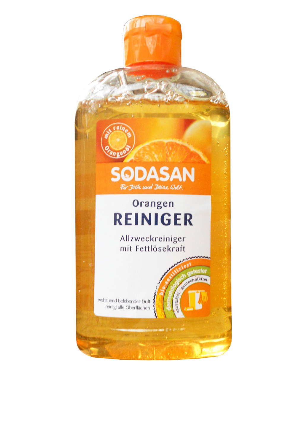 Средство универсальное моющее концентрат Orange для удаления устойчивых и жирных загрязнений, 0,5 л Sodasan (185402123)