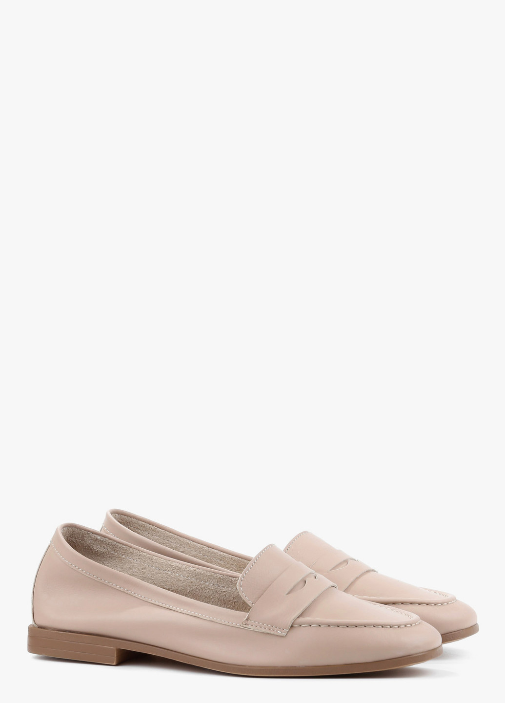 Le'BERDES Туфлі лофери бежевий з натуральна шкіра, україна — літо (293152920)