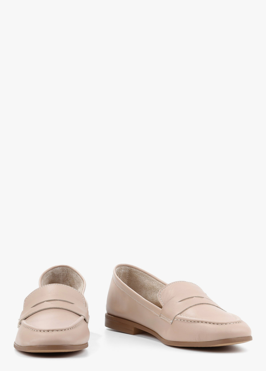 Le'BERDES Туфлі лофери бежевий з натуральна шкіра, україна — літо (293152920)