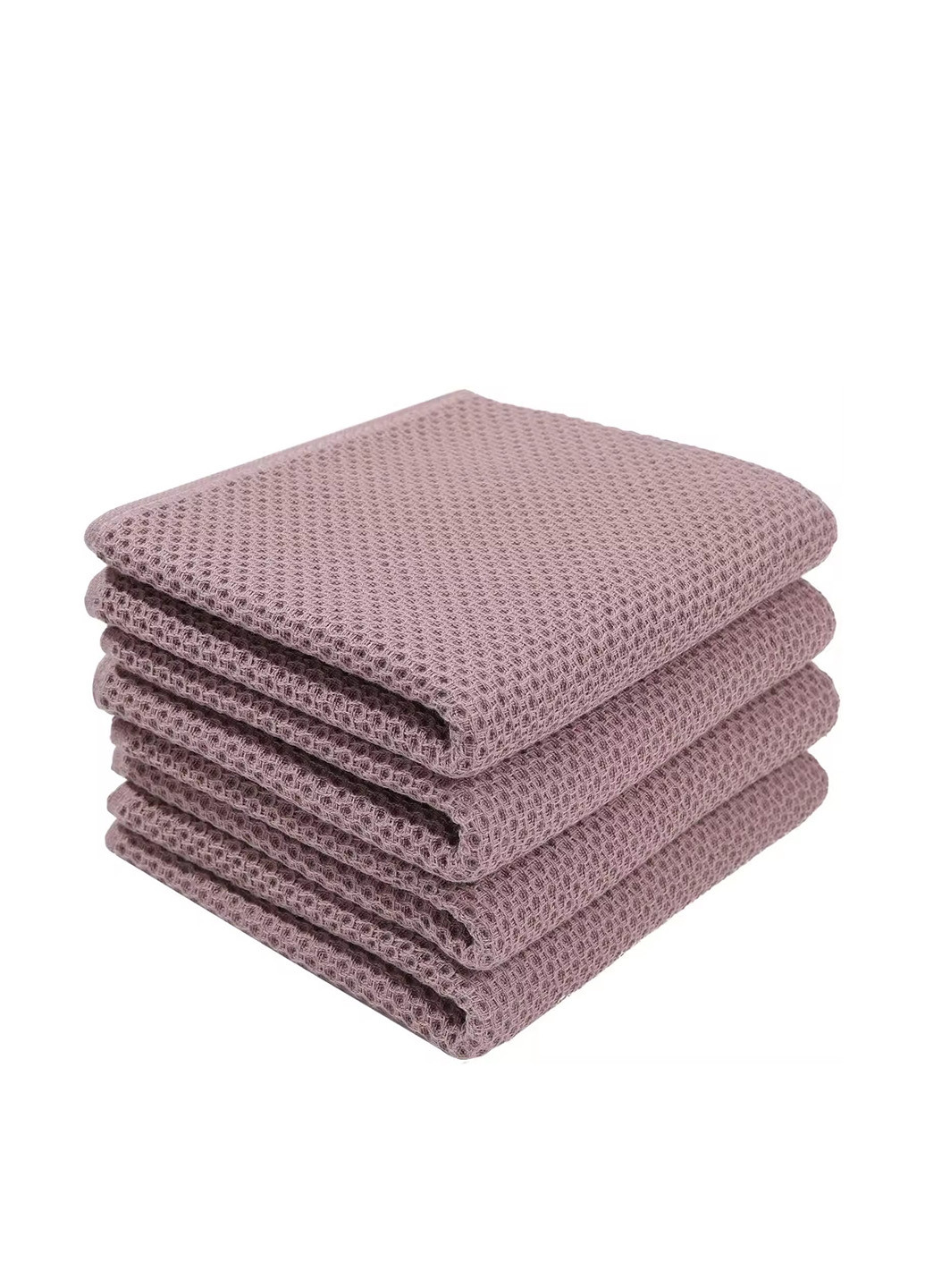 Полотенце (4 шт.) 34х74 см Aquarius однотонный кофейный