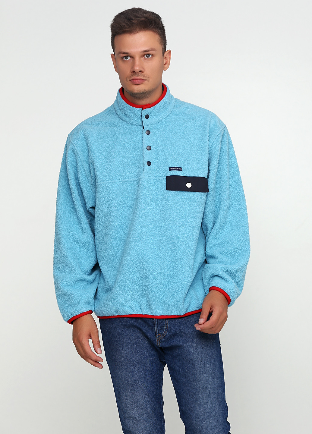Голубой демисезонный свитер SOUTHERN PROPER