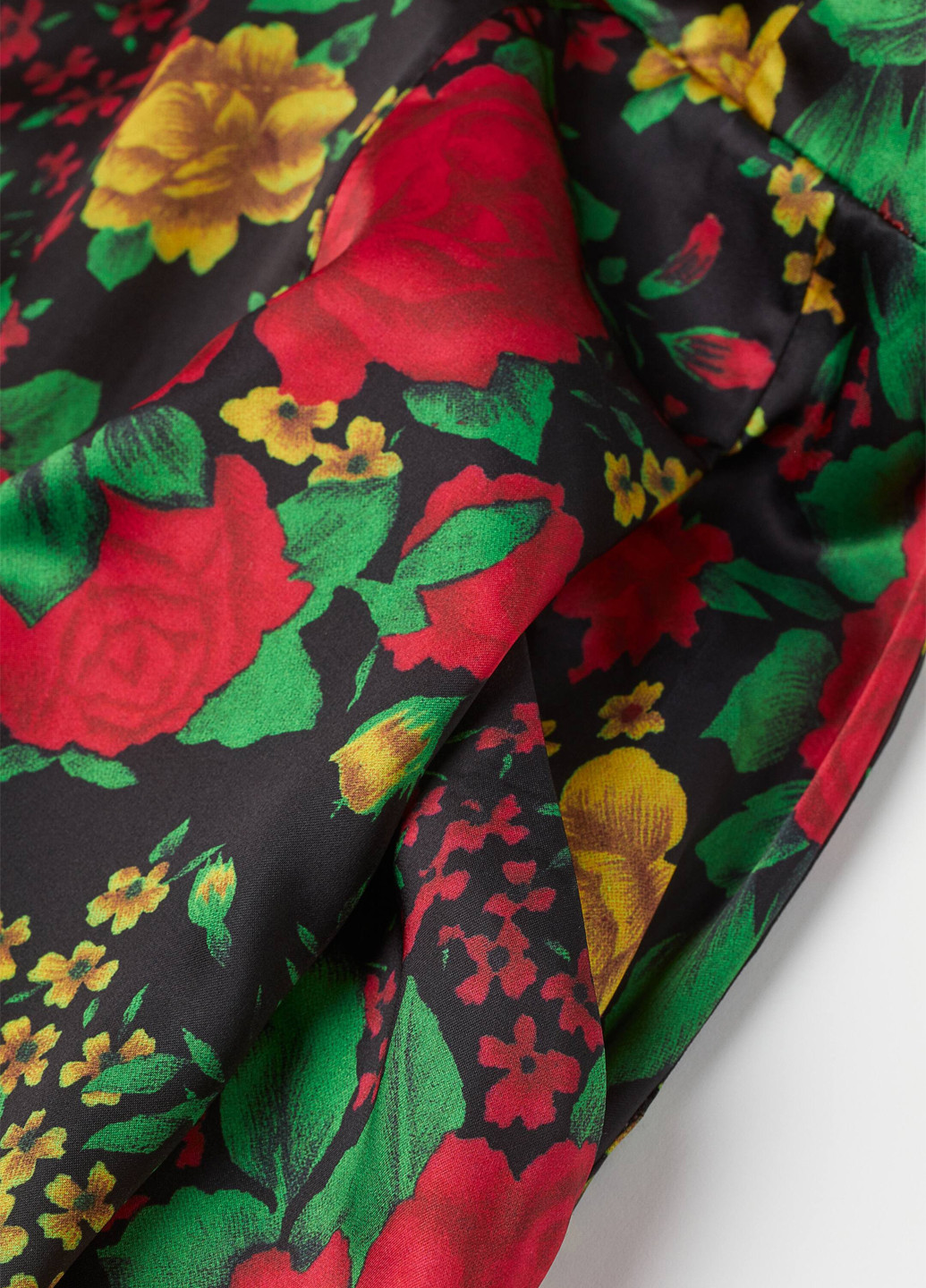 Чорна вечірня сукня кльош, з відкритою спиною H&M троянди