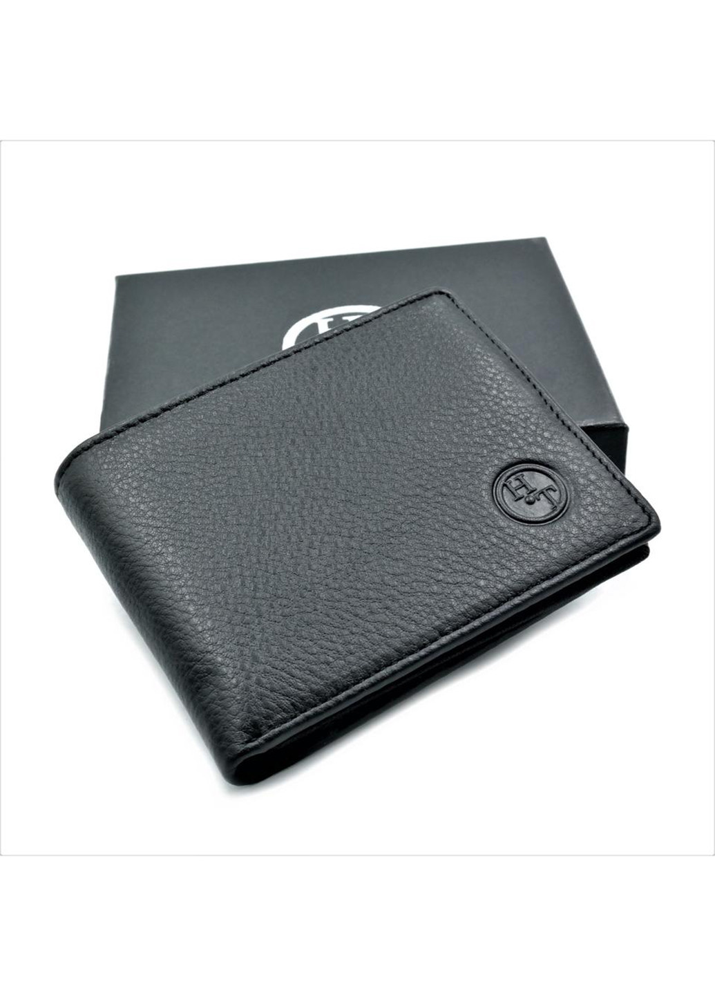 Чоловічий шкіряний гаманець 11х9х3 см H.T.Leather (254595426)