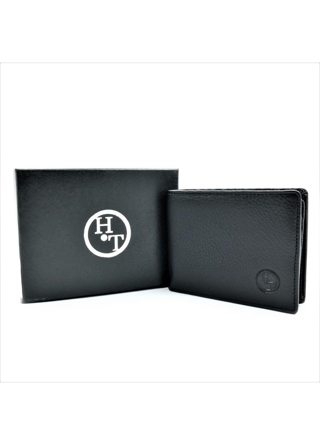 Чоловічий шкіряний гаманець 11х9х3 см H.T.Leather (254595426)