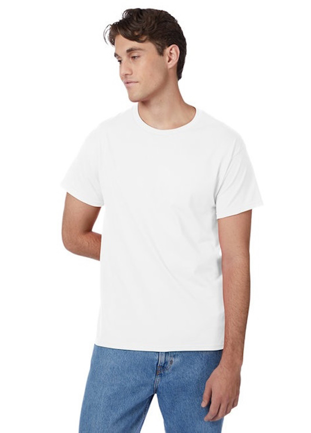 Біла футболка Hanes