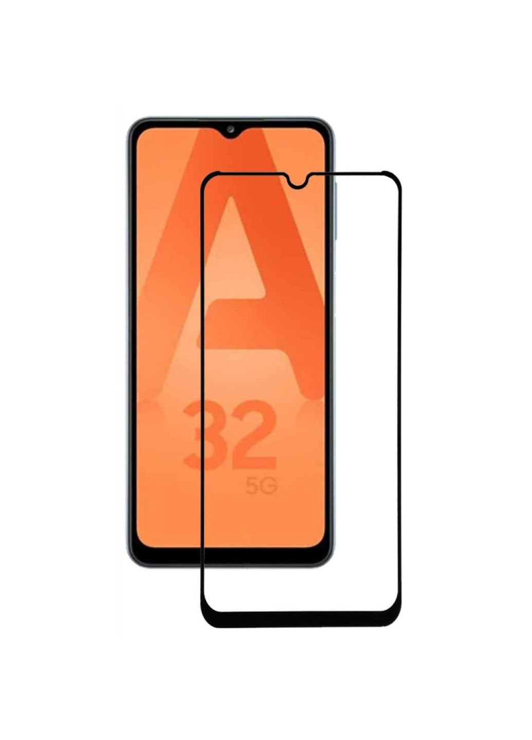Стекло защитное Samsung Galaxy A32 SM-A326 Black (705656) BeCover (249598059)