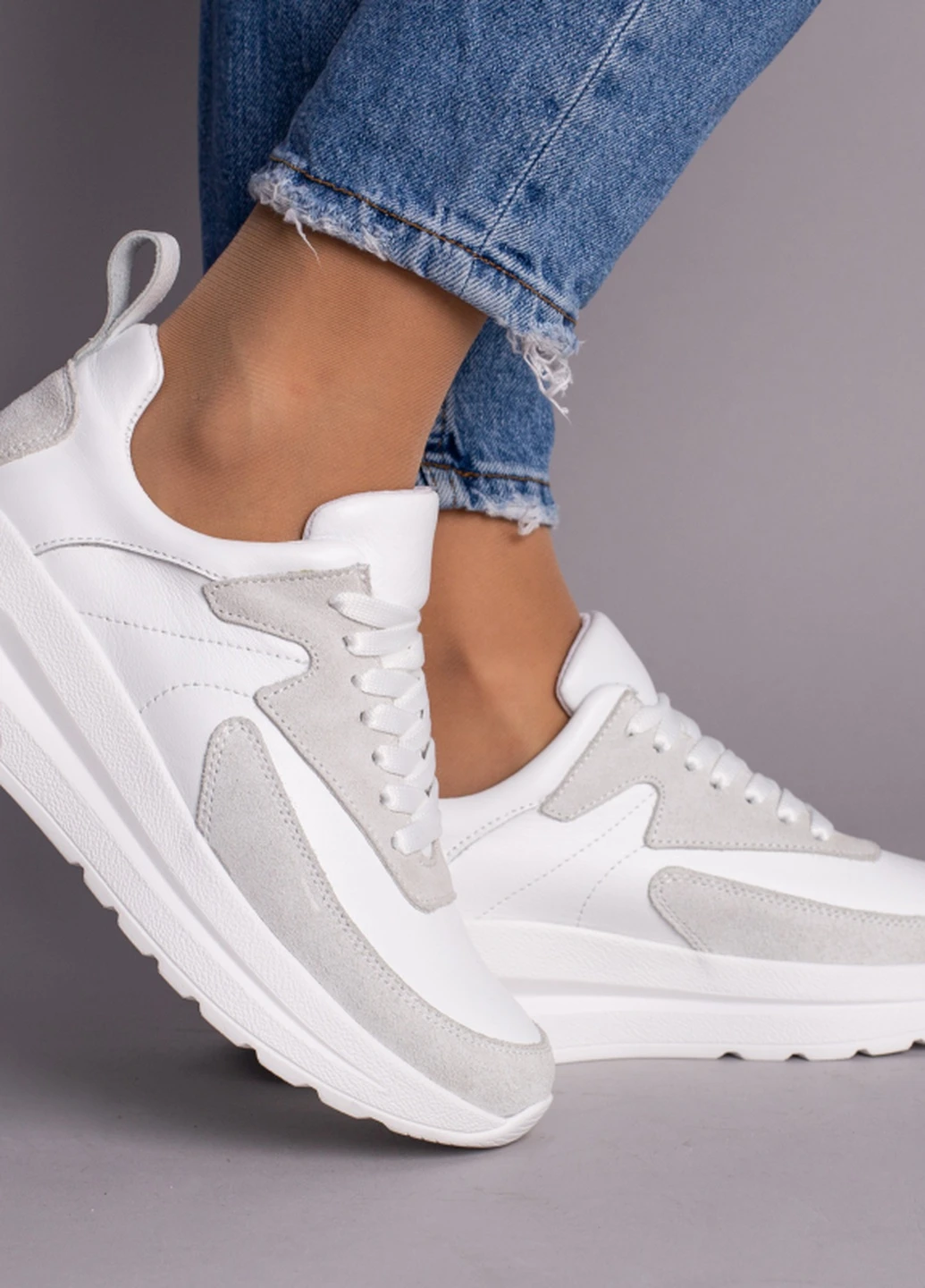 Кроссовки ShoesBand Brand белые демисезоны (253915709)