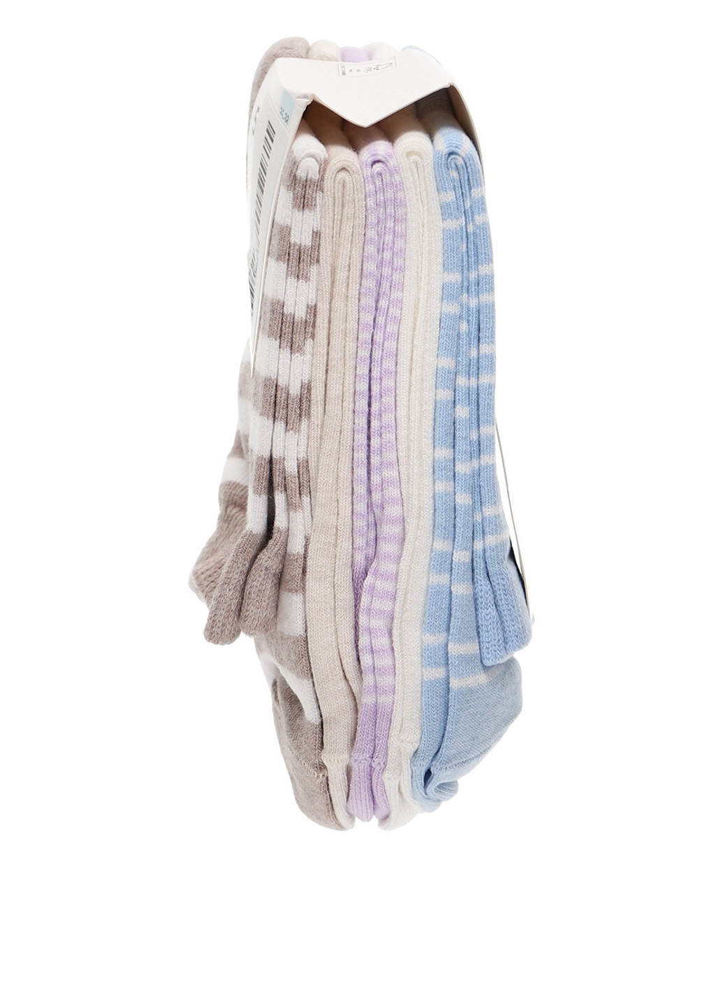 Комбинированные носки (5 пар) C&A полоска (352939135)