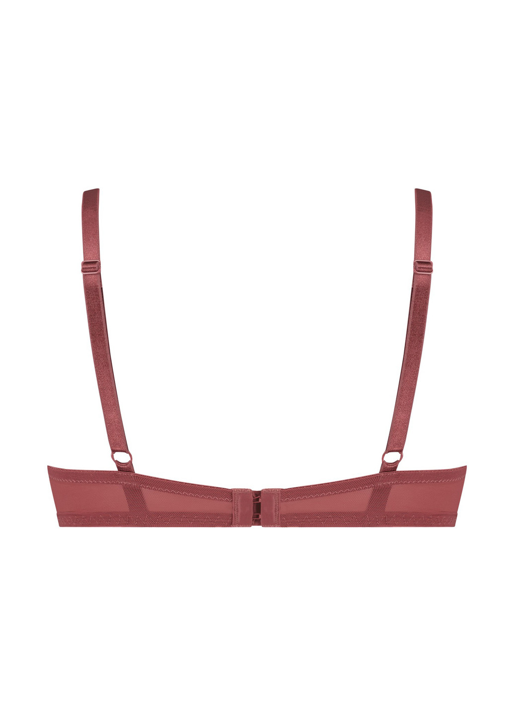 Рожево-коричневий балконет бюстгальтер Hunkemoller з кісточками поліамід, мереживо