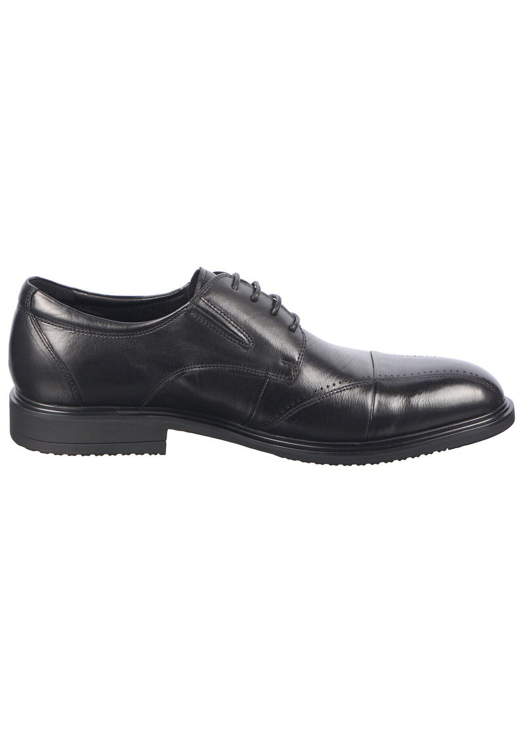 Черные мужские классические туфли 195376 Marco Pinotti на шнурках