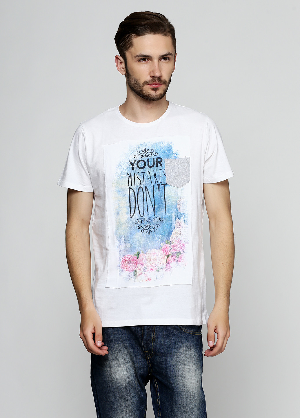 Біла футболка Sottotono