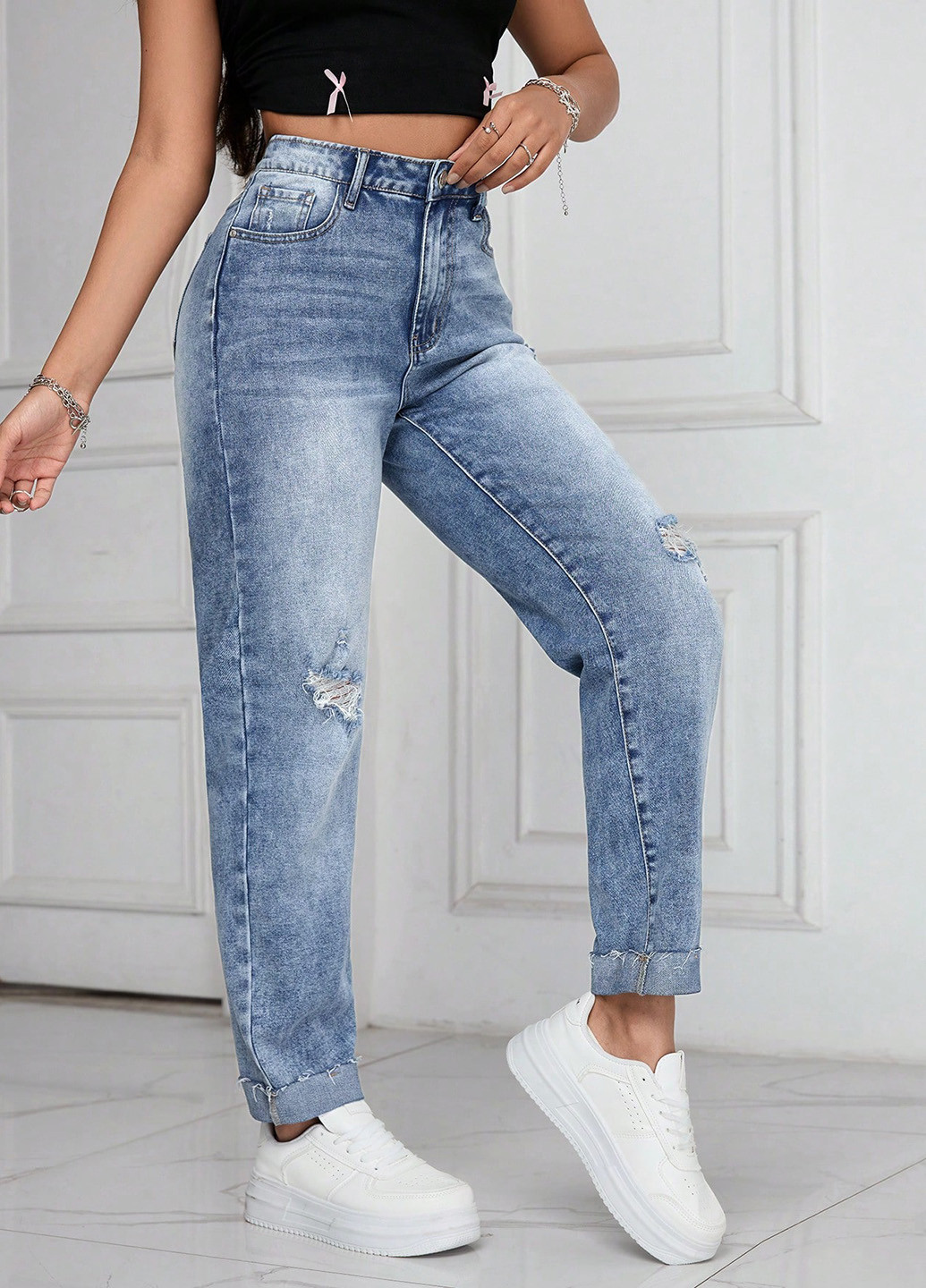 Джинси SHEIN - (342412052)