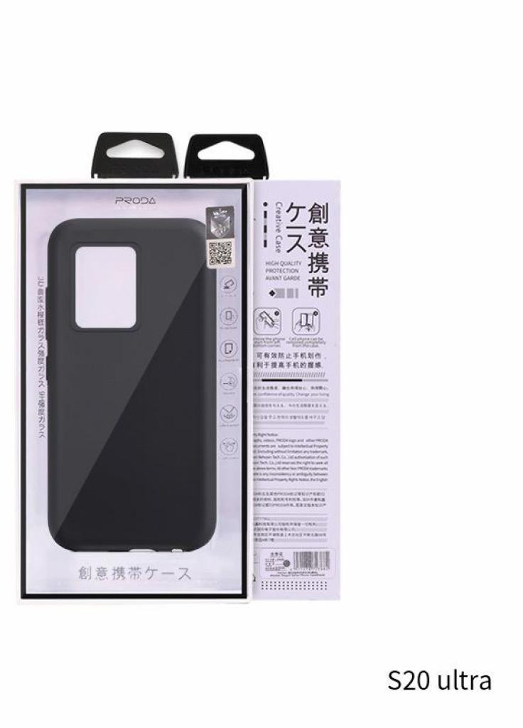Чохол для мобільного телефону (смартфону) Soft-Case для Samsung S20 ultra Black (XK-PRD-S20ultr-BK) Proda (201493520)
