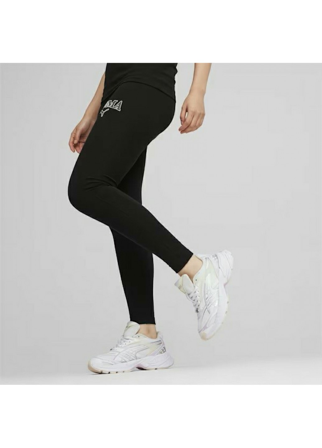 Черные демисезонные леггинсы Puma