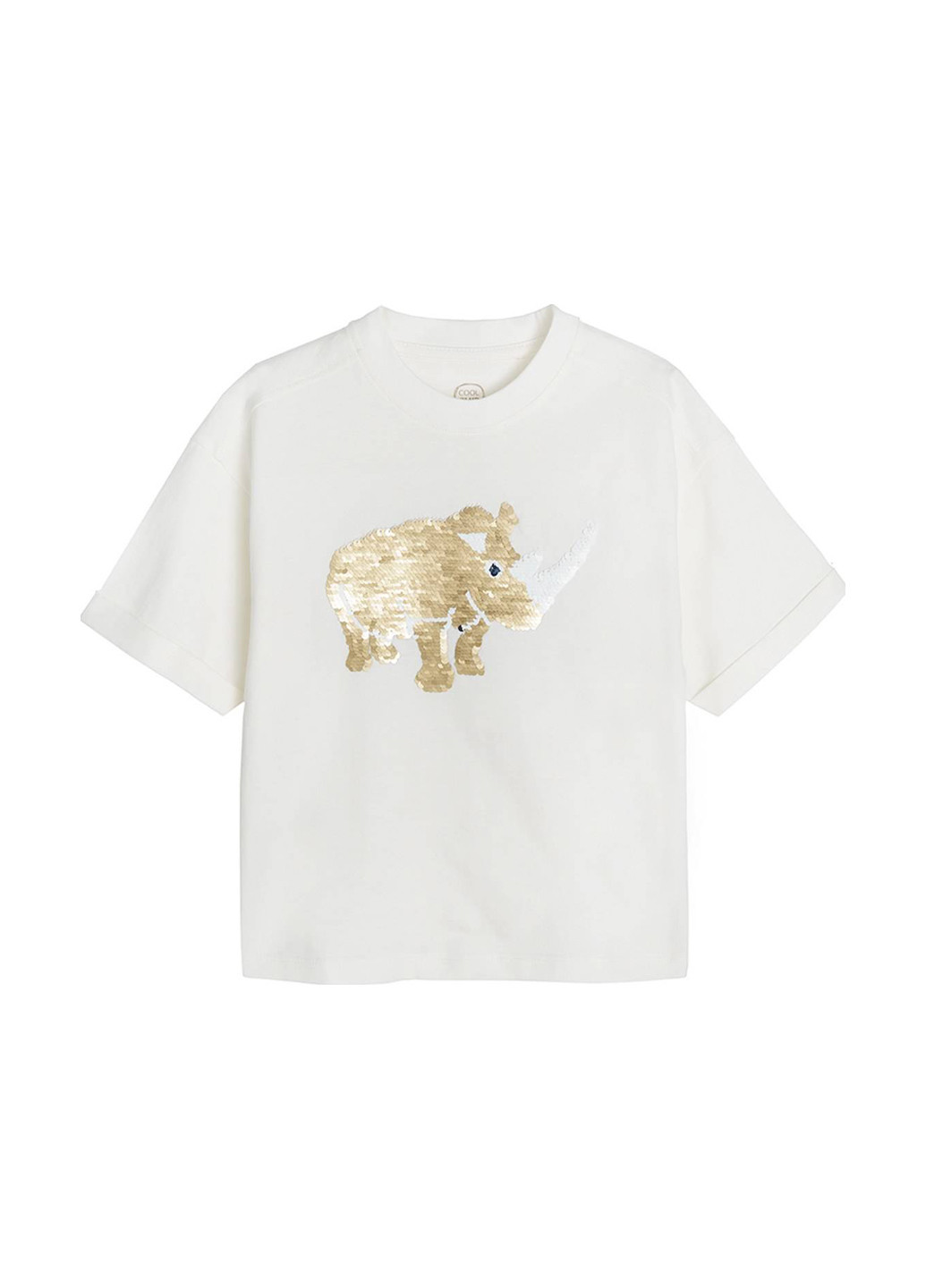 Молочная летняя футболка Cool Club