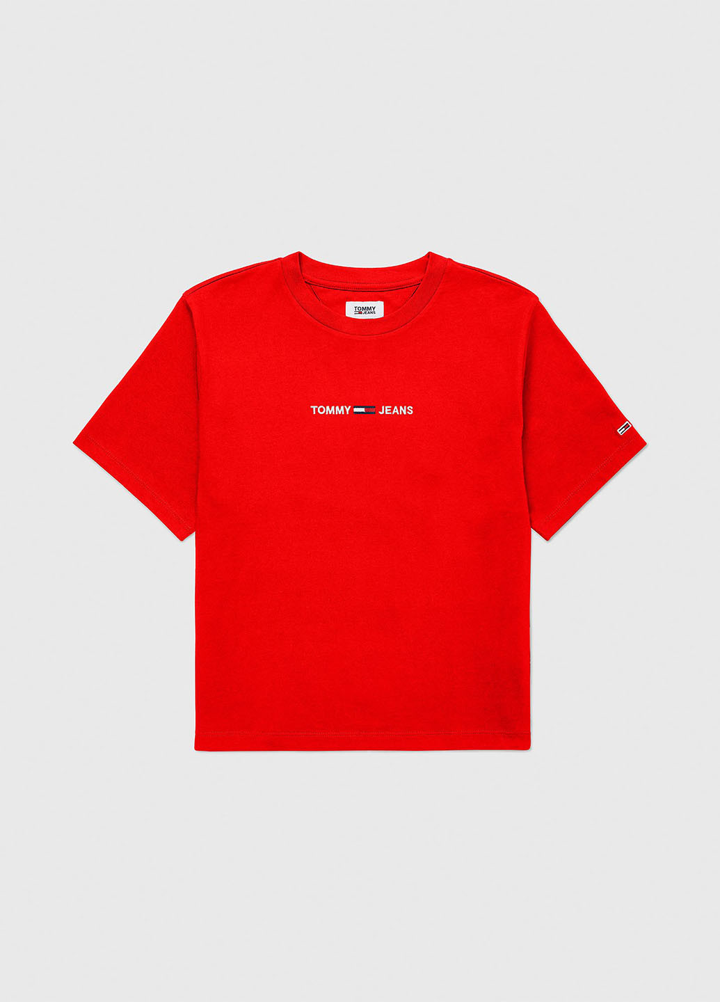 Красная летняя футболка Tommy Hilfiger