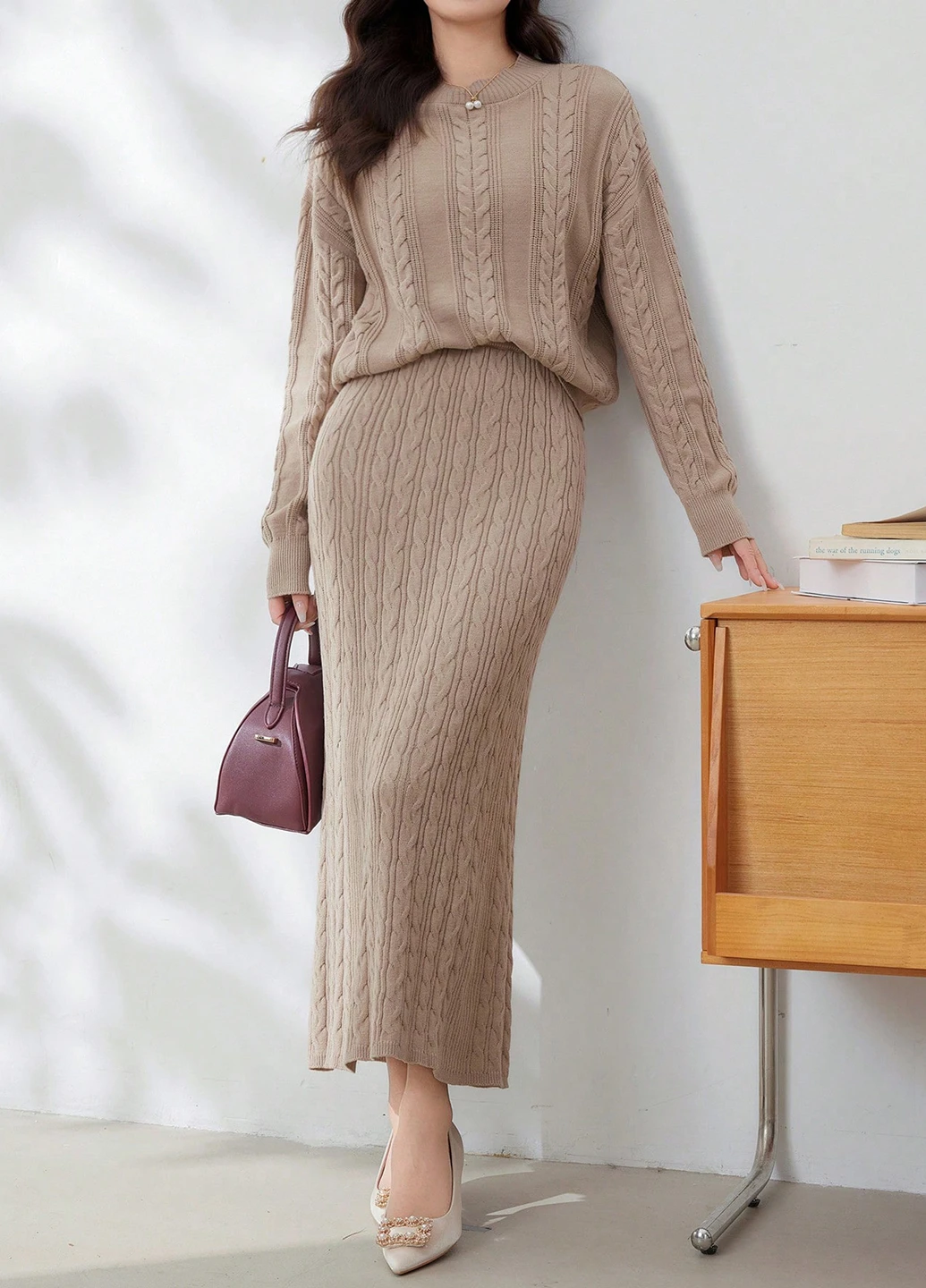 Костюм (светр, спідниця) SHEIN (340699598)