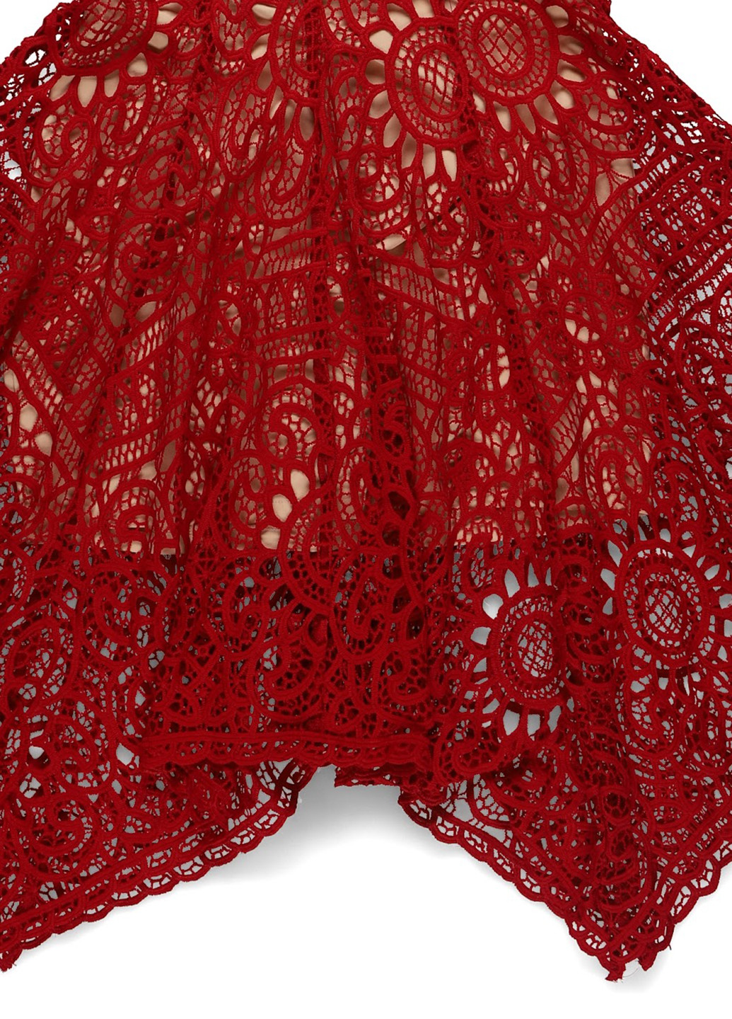 Червона кежуал сукня а-силует Love Triangle однотонна