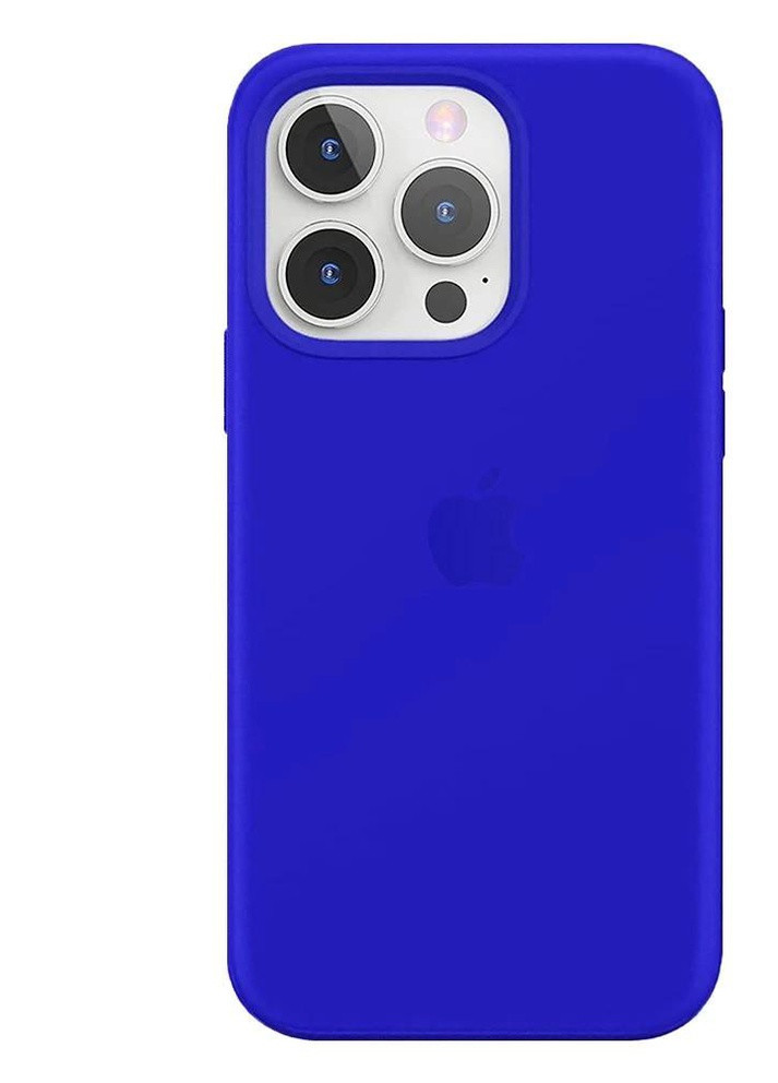 Силиконовый Чехол Накладка Silicone Case для iPhone 13 Pro Max Shiny Blue No Brand (254091747)