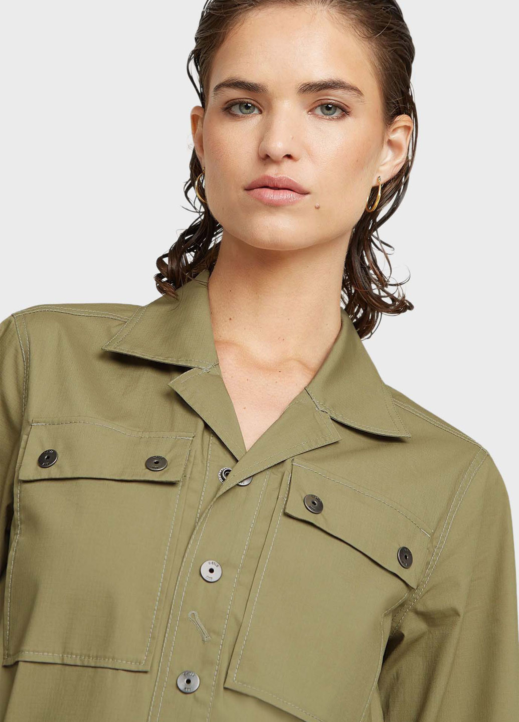 Комбинезон G-Star Raw комбинезон-брюки однотонный оливковый кэжуал хлопок