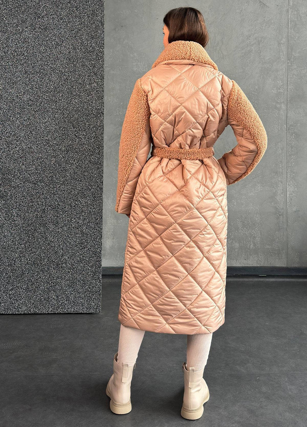 Бежева зимня куртка No Brand