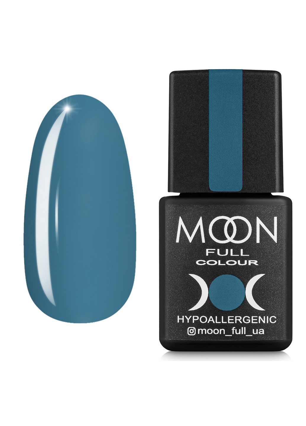 Гель-лак FULL color Gel polish 8 мл №660 блакитно-сірий Moon (198495499)