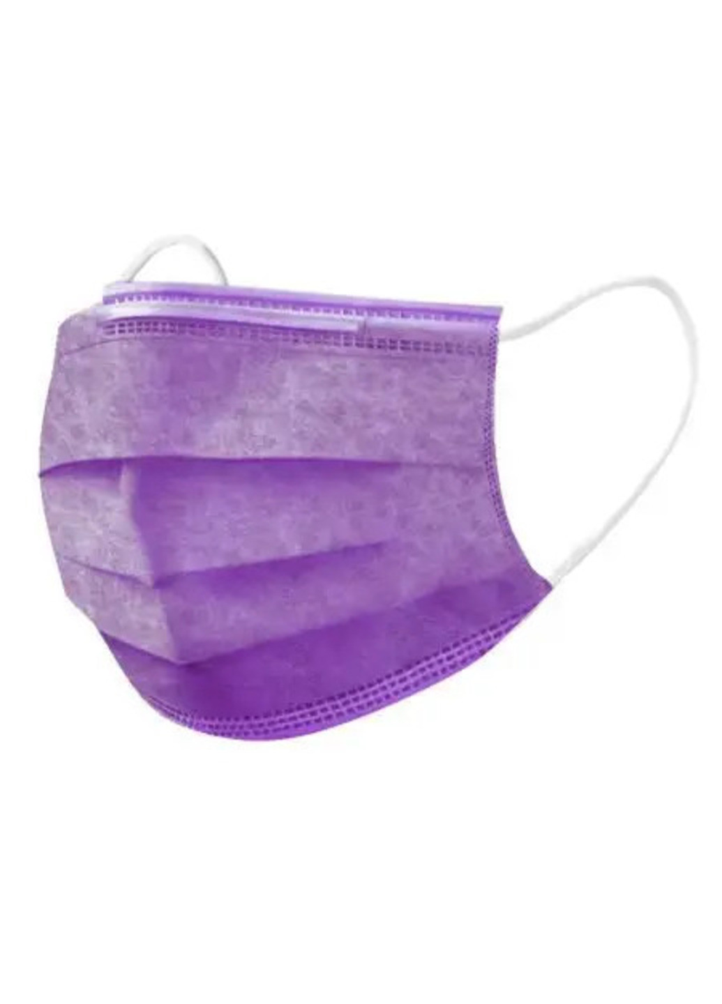 Медицинские маски с петлями для ушей трехслойные 50 шт. Фиолетовый Medicom (254092002)