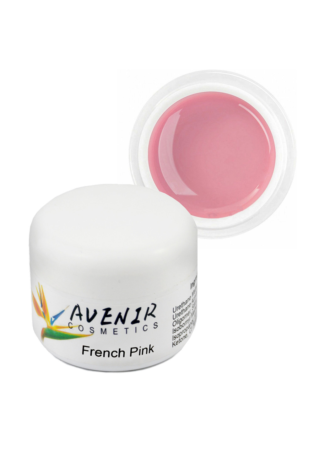 Гель для наращивания French Pink, 30 мл AVENIR Cosmetics (119945311)