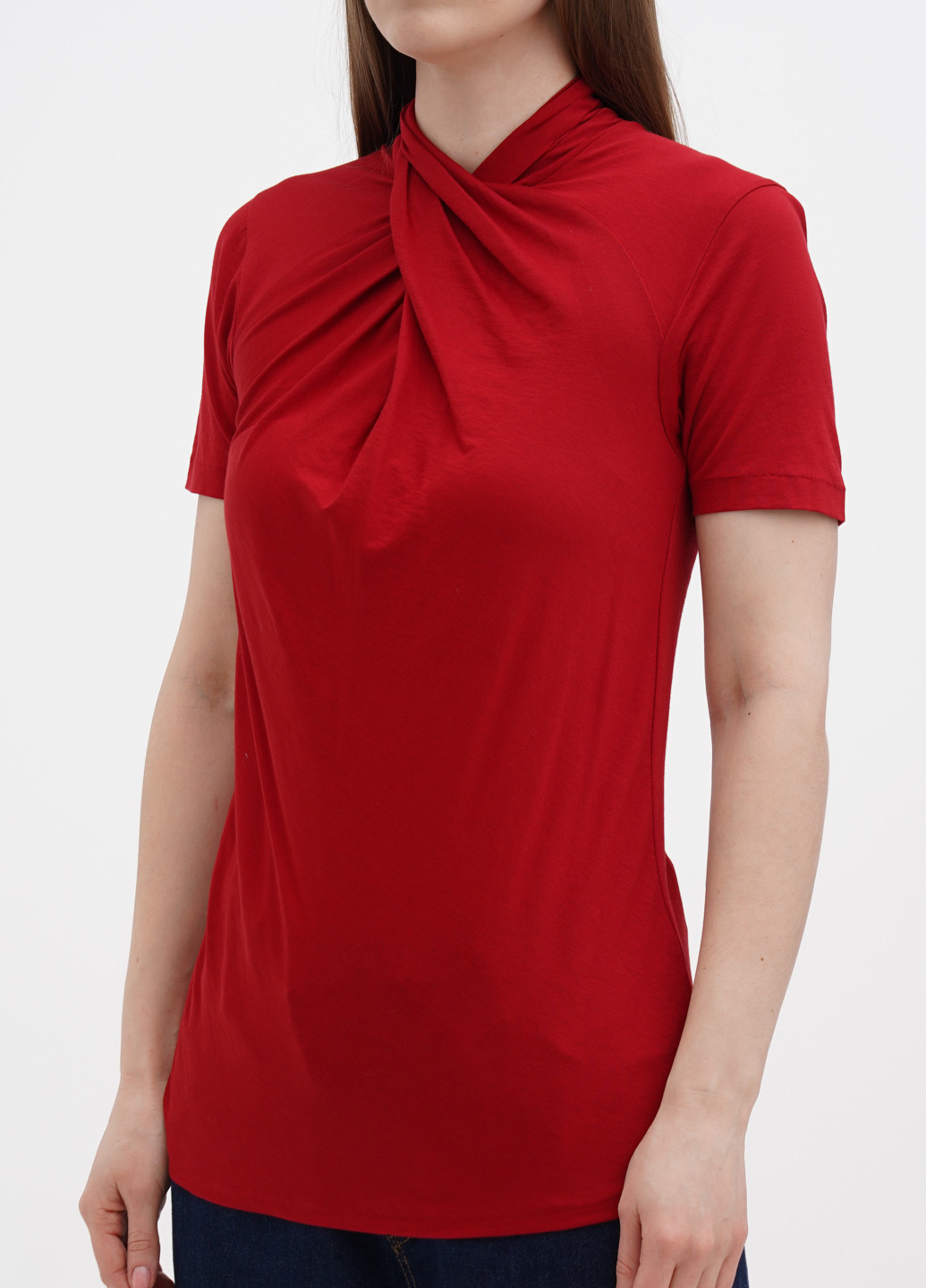 Темно-червона літня блуза Ralph Lauren
