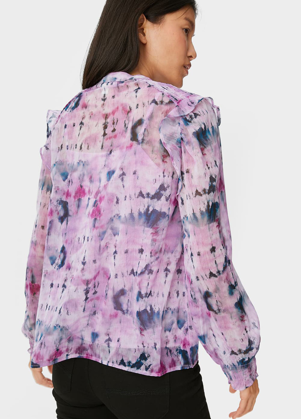 Сиреневая блуза C&A