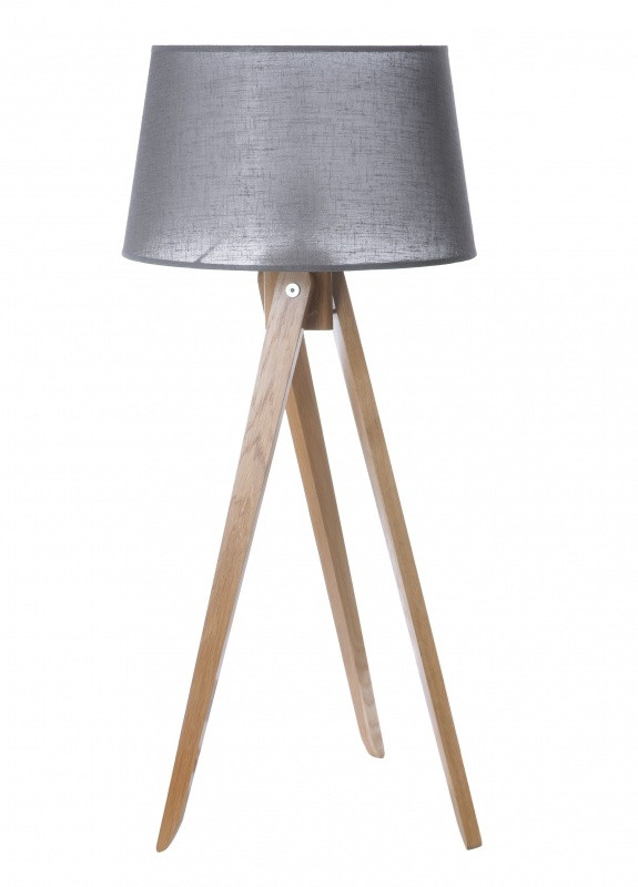 Настольная лампа из дерева BKL-577T/1 E27 Grey Brille (253881874)