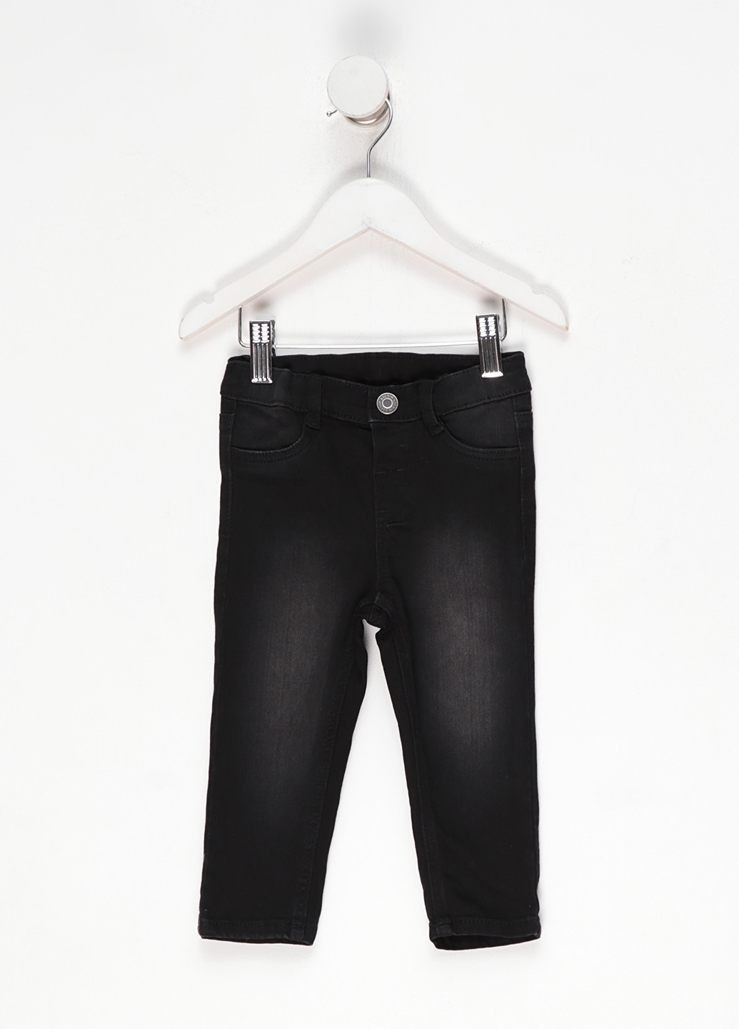 Черные демисезонные скинни джинсы H&M