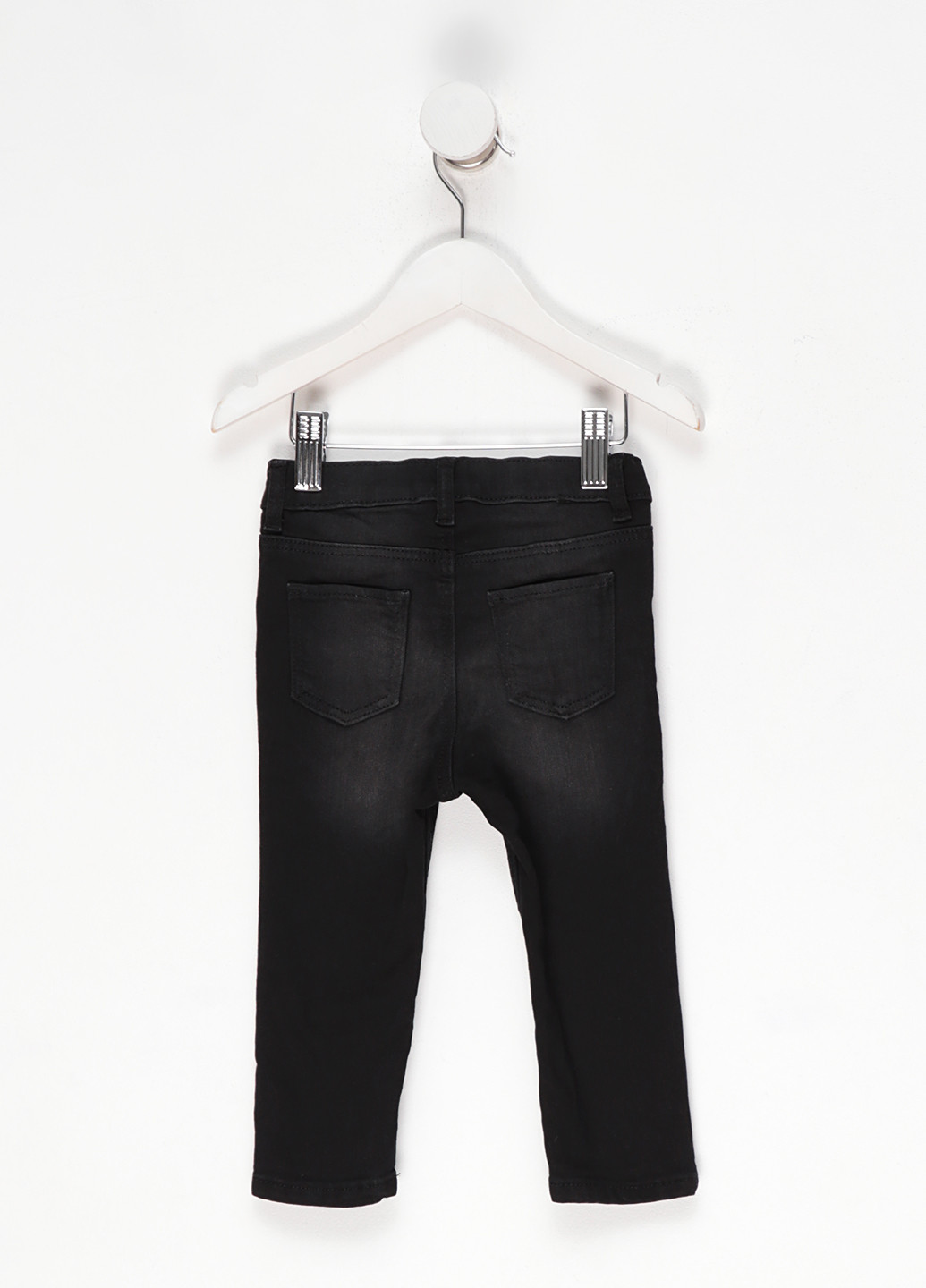 Черные демисезонные скинни джинсы H&M