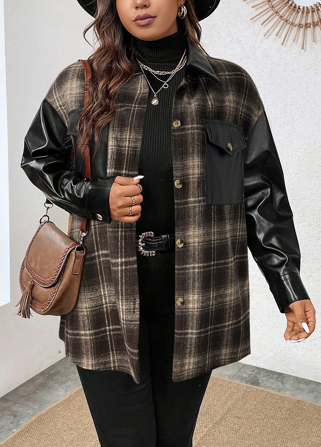 Куртка-рубашка SHEIN (340691556)