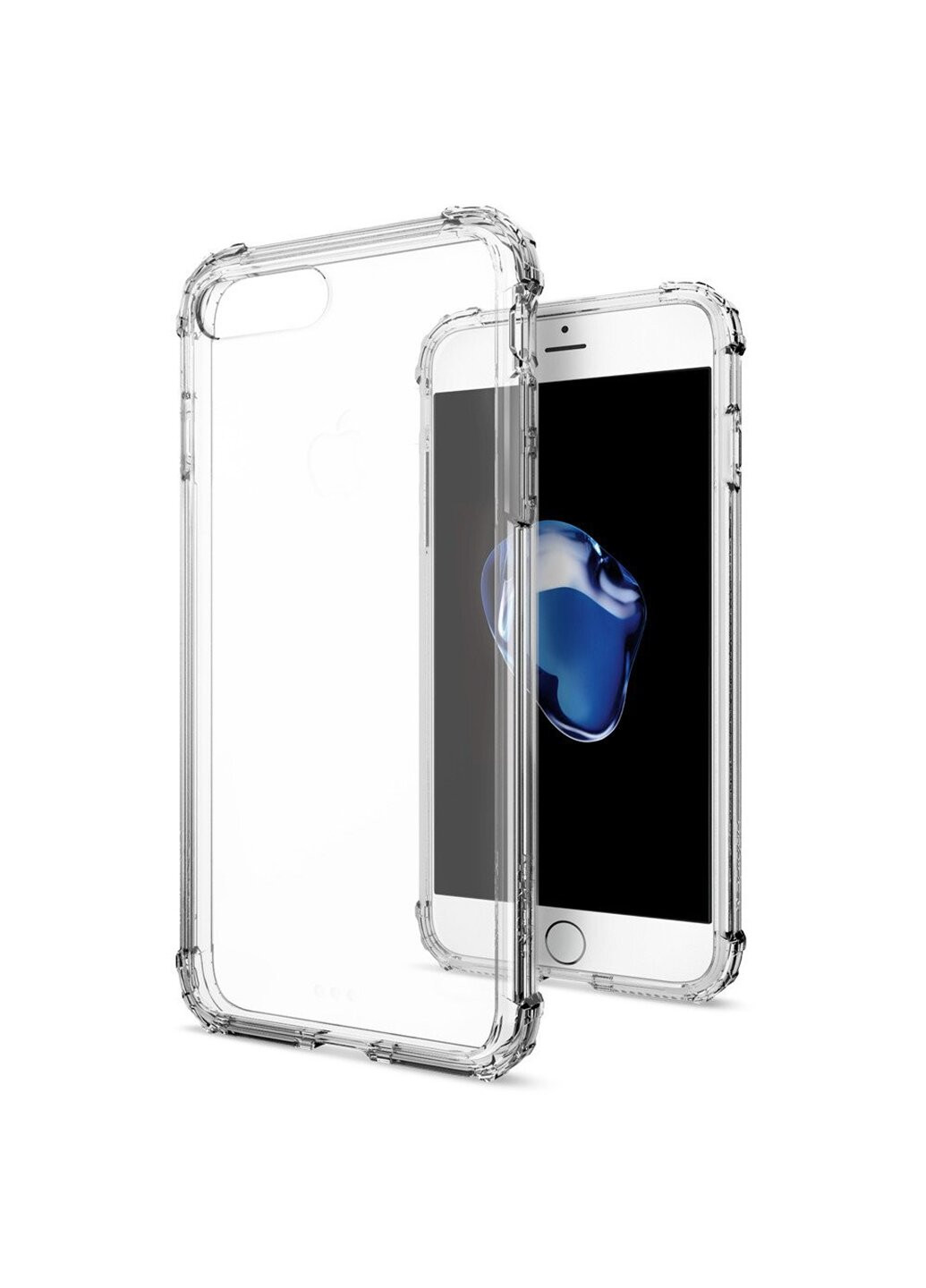 Чехол силиконовый плотный противоударный для iPhone 7/8 Clear ARM (220821601)