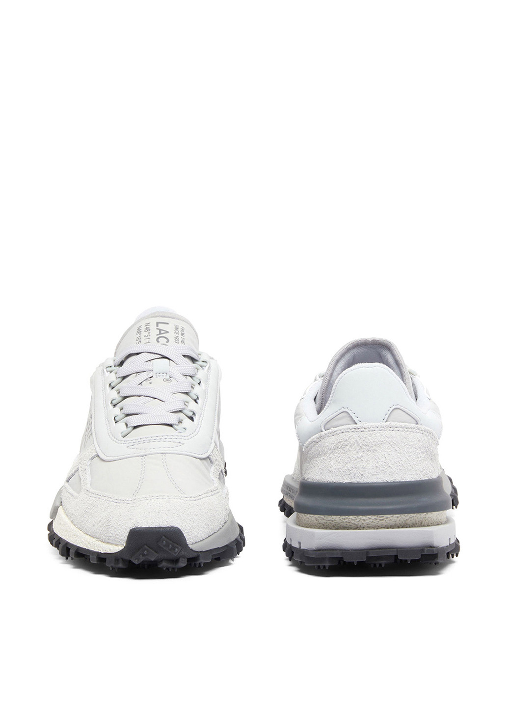 Светло-серые демисезонные кроссовки Lacoste ELİTE ACTİVE