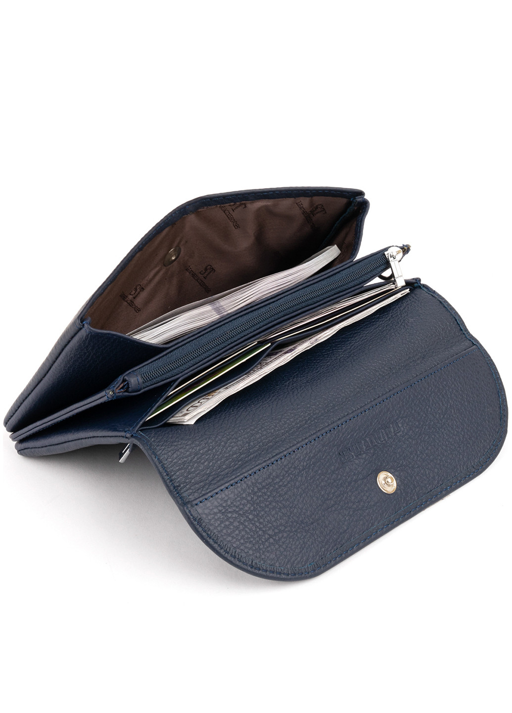 Жіночий шкіряний гаманець-клатч 19х9,5х2,5 см st leather (252127161)