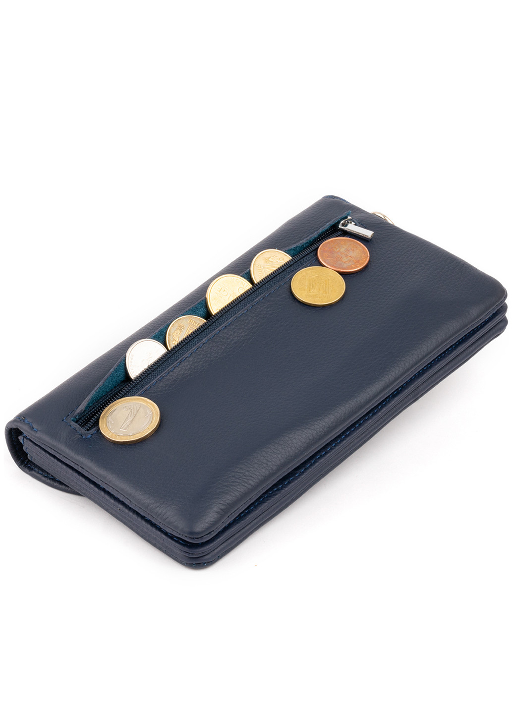 Жіночий шкіряний гаманець-клатч 19х9,5х2,5 см st leather (252127161)