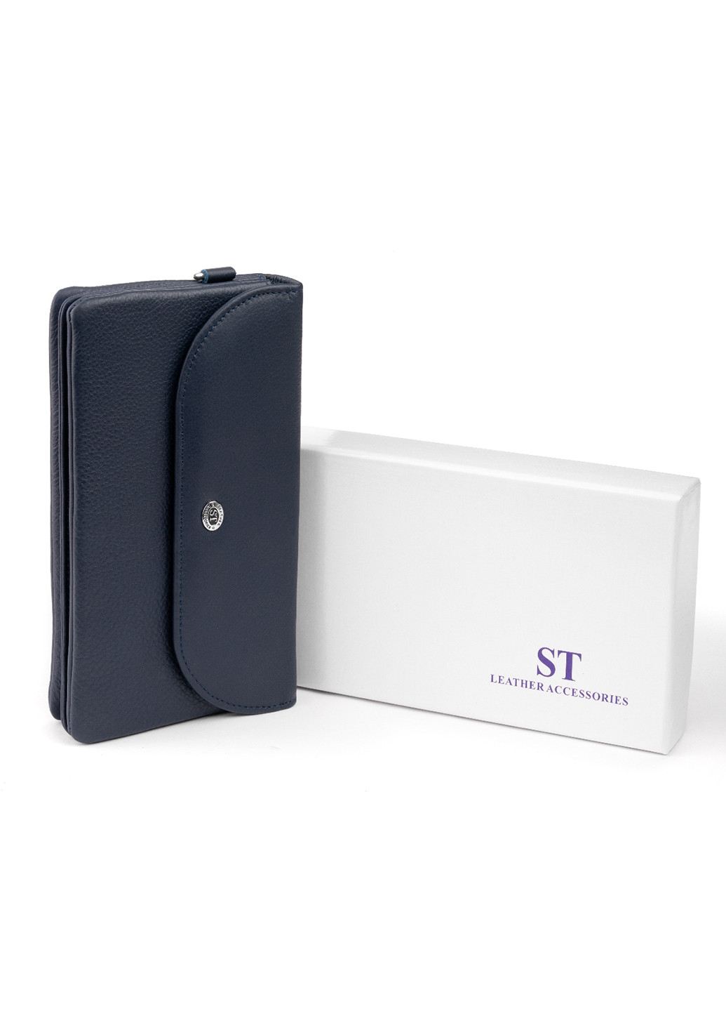 Жіночий шкіряний гаманець-клатч 19х9,5х2,5 см st leather (252127161)