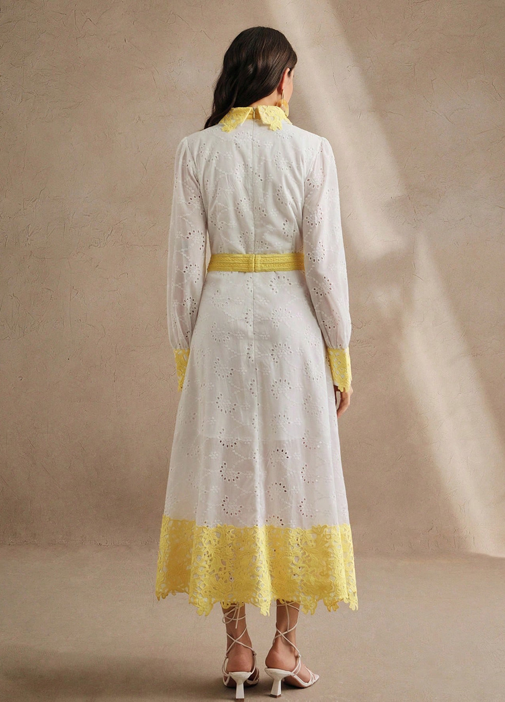 Комбінована святковий сукня сукня-сорочка, а-силует SHEIN колор блок