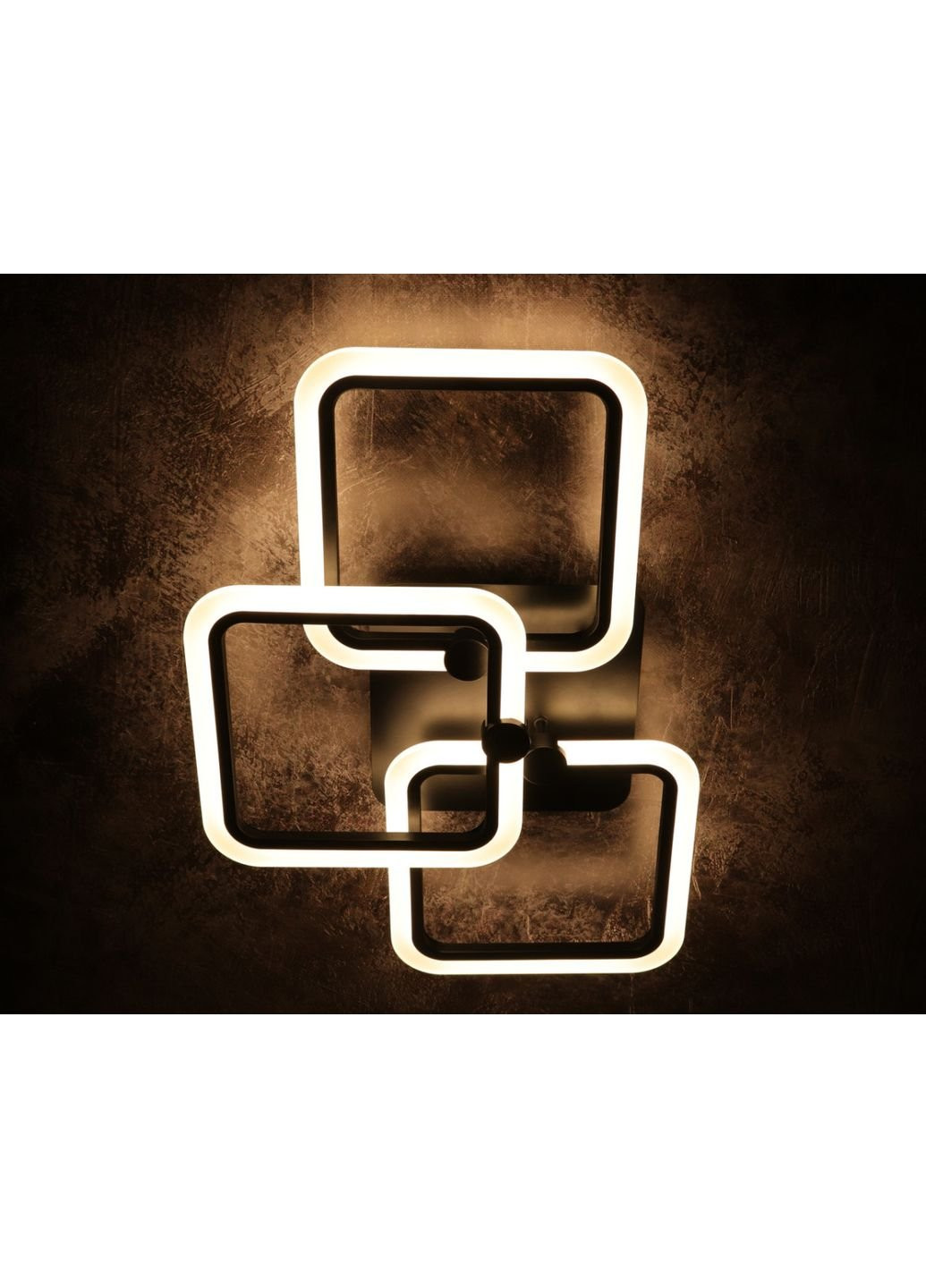 Люстра стельова LED з пультом A2503/3S-bk Чорний 11х41х60 см. Sunnysky (253630538)