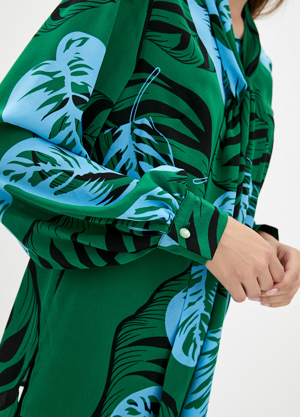 Зеленая демисезонная блуза Iren Klairie