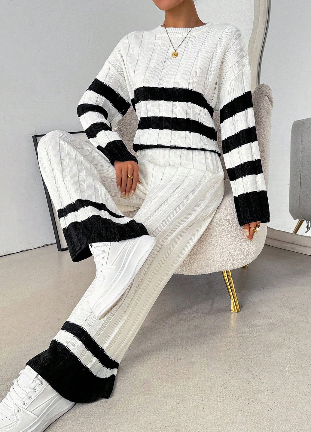 Костюм (джемпер, брюки) SHEIN (325706854)