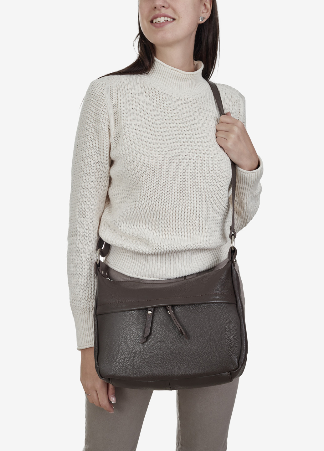 Сумка женская кожаная на плечо кросс-боди средняя Сrossbody Regina Notte (255708979)