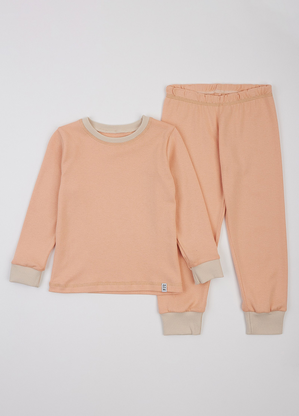 Персиковая всесезон пижама (лонгслив, брюки) лонгслив + брюки ArDoMi