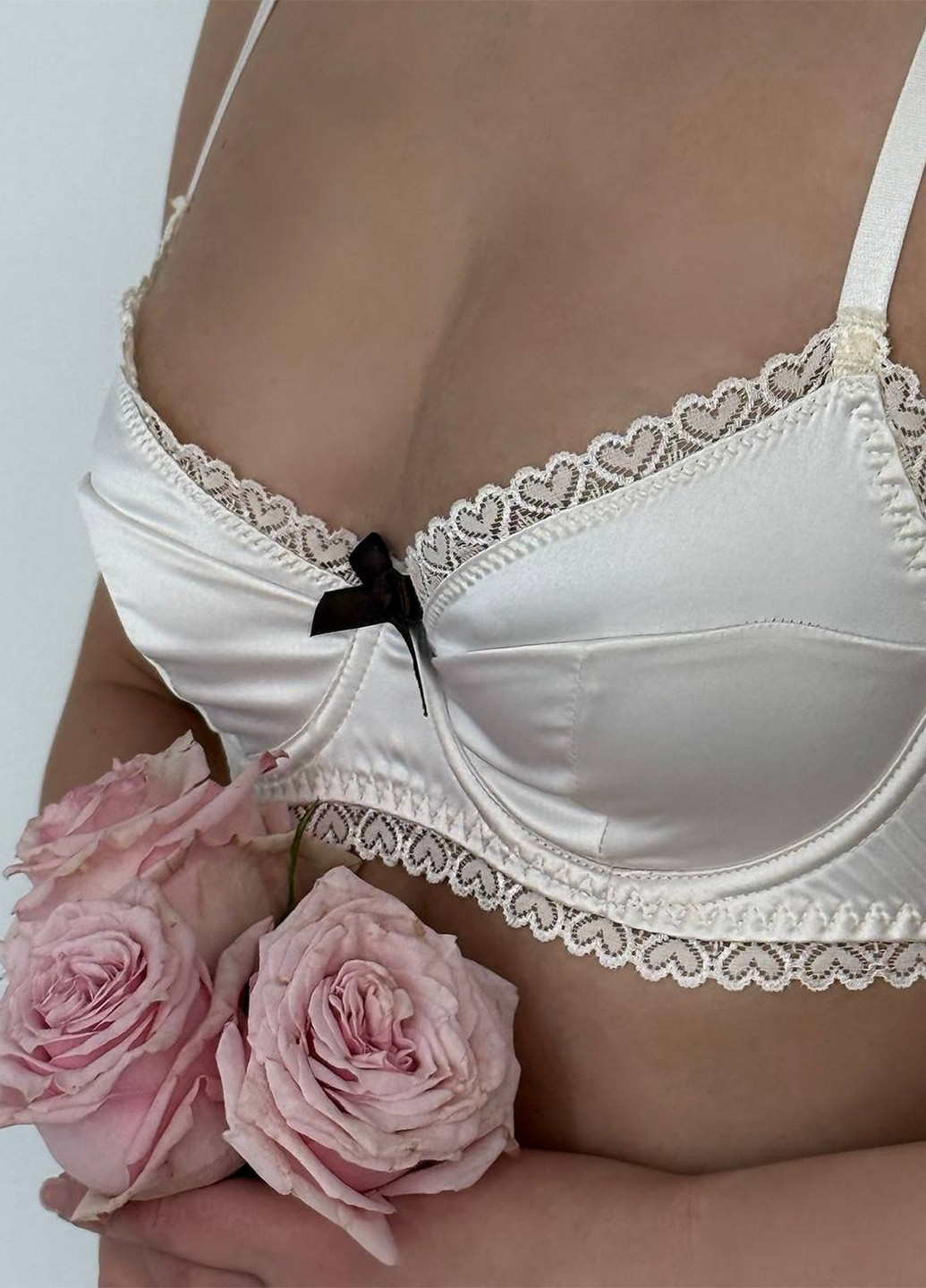 Белый демисезонный комплект (бюстгальтер, трусики) NOVA VEGA